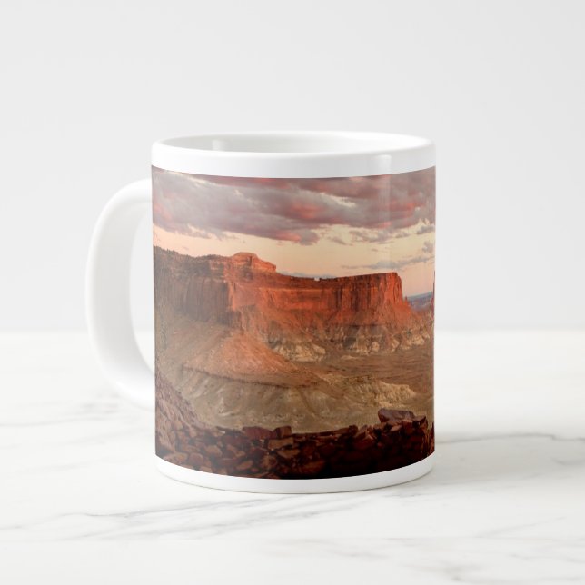 Deserts | Canyonlands nationalpark Utah Jumbo Mugg (Framsida vänster)