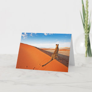 Deserts Cheetah Savannah Desert Kort