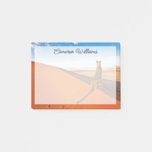 Deserts Cheetah Savannah Desert Post-it Block