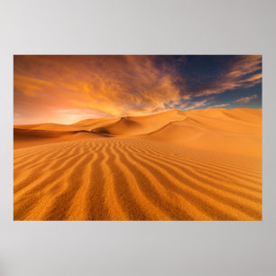 Deserts   Desert i Förenade Arabemiraten Poster