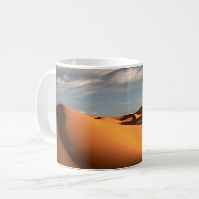 Deserts | Erg Chebbi Dunes Morocco Kaffemugg (Framsida vänster)