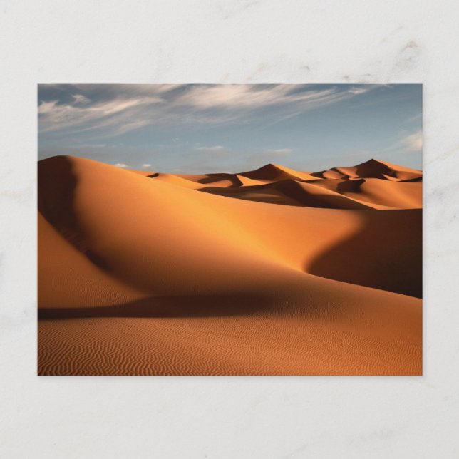 Deserts | Erg Chebbi Dunes Morocco Vykort (Framsida)