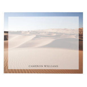 Deserts Förenade Arabemiraten Sand Dunes Anteckningsblock
