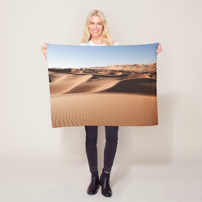 Deserts | Förenade Arabemiraten Sand Dunes Fleecefilt (På plats)