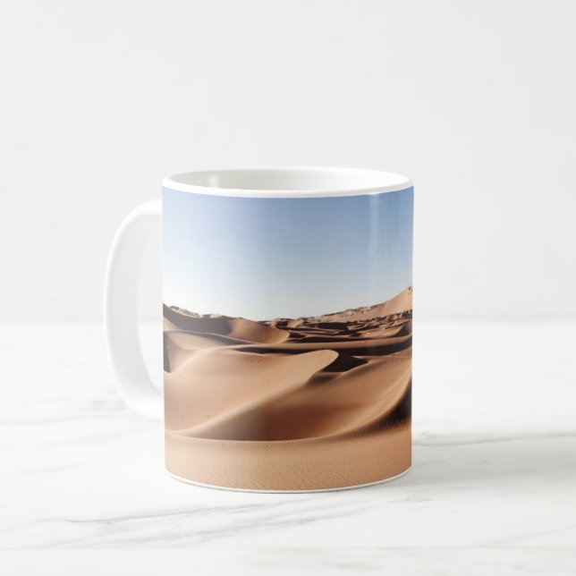 Deserts | Förenade Arabemiraten Sand Dunes Kaffemugg (Framsida vänster)