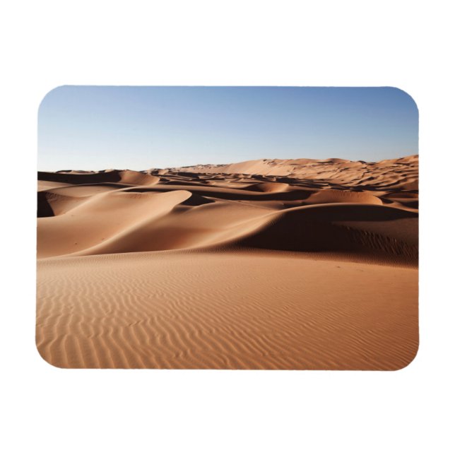Deserts | Förenade Arabemiraten Sand Dunes Magnet (Horisontell)
