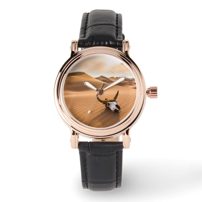Deserts | Kow Skull Rippled Sand Dunes Armbandsur (Framsida)