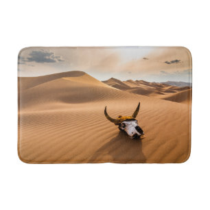 Deserts Kow Skull Rippled Sand Dunes Badrumsmatta