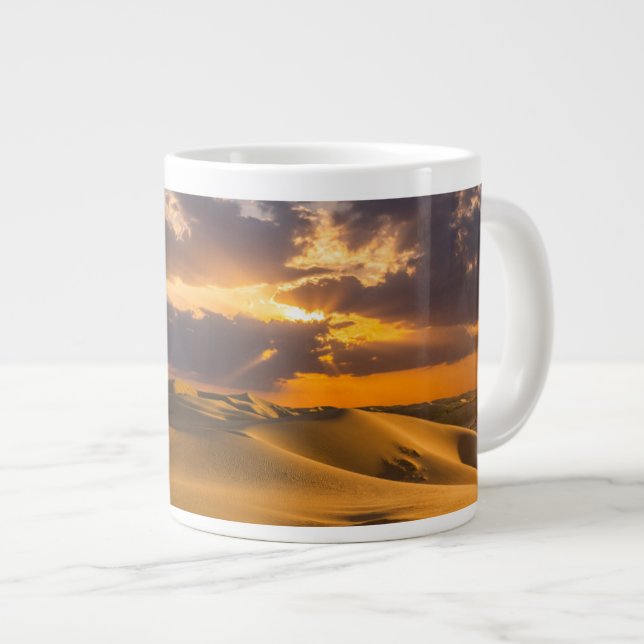 Deserts | Landskap i Sand Dunes Jumbo Mugg (Framsida höger)