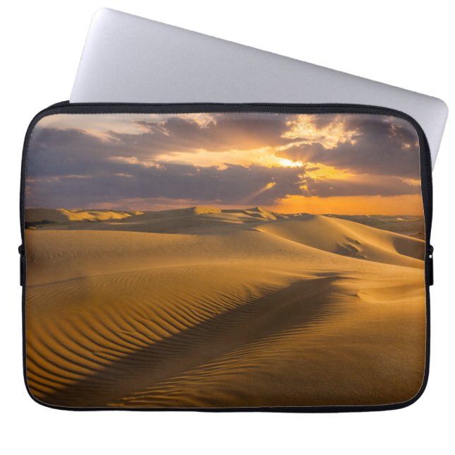 Deserts | Landskap i Sand Dunes Laptop Fodral (Framsidan)