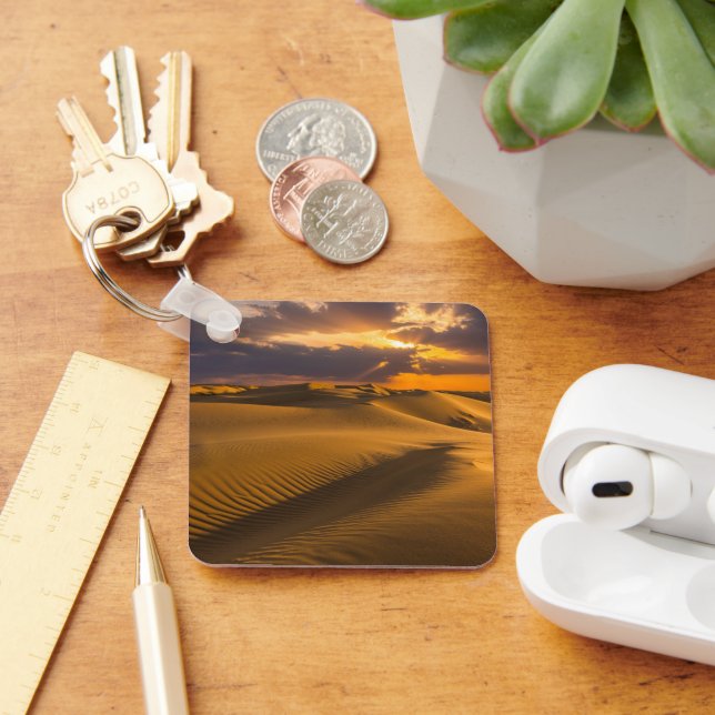 Deserts | Landskap i Sand Dunes Nyckelring (Skrivbord)