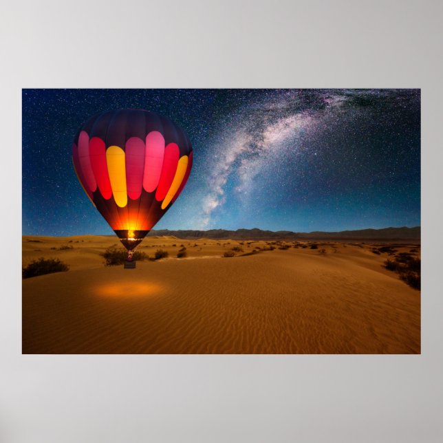 Deserts | Mesganska Dunes DödsValley Poster (Framsidan)