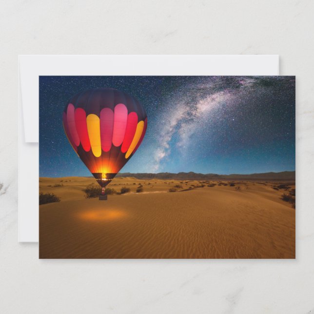 Deserts | Mesganska Dunes DödsValley Tack Kort (Framsida)