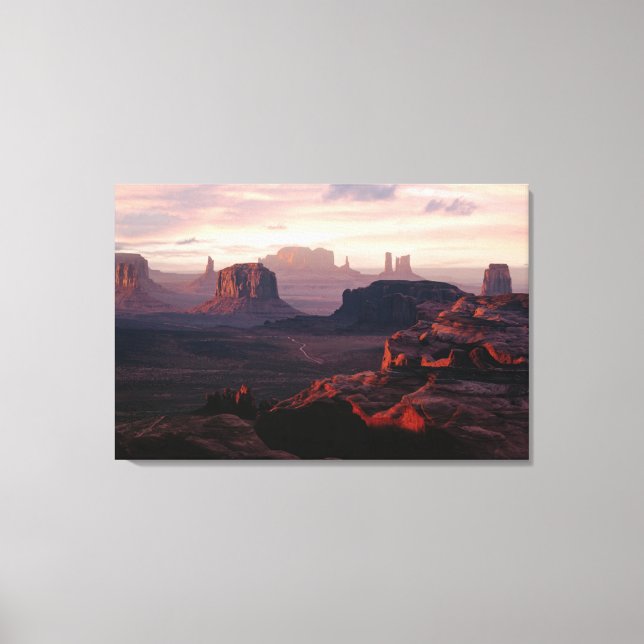 Deserts | Monument Valley Utah-Ariziona Canvastryck (Framsida)