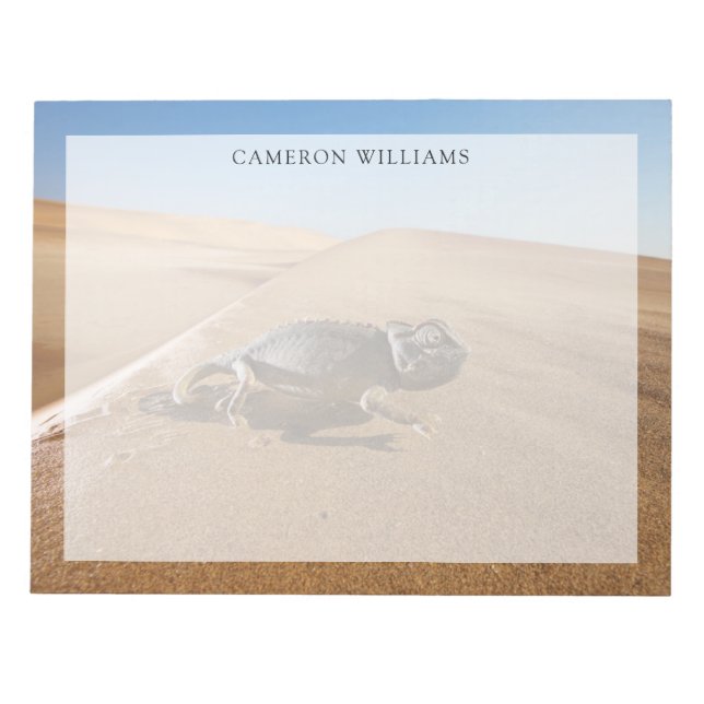 Deserts | Namaqua Chameleon i Desert Anteckningsblock (Framsida)