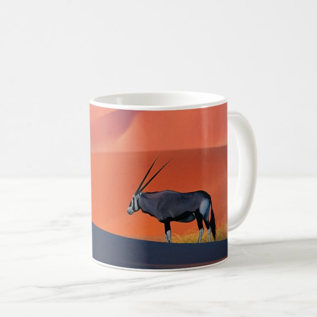 Deserts | Namib Desert Oryx Kaffemugg (Framsida höger)