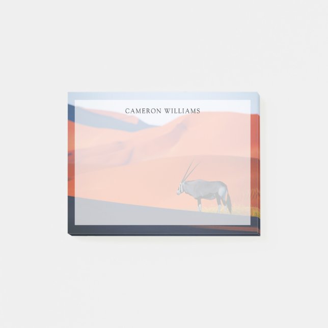 Deserts | Namib Desert Oryx Post-it Block (Framsida)