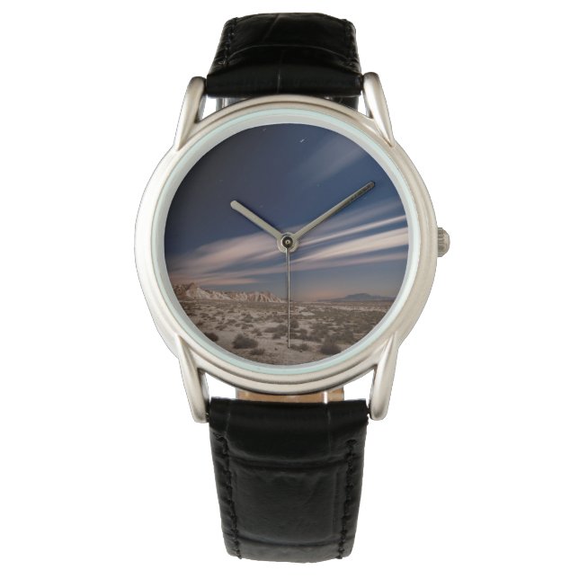 Deserts | Navarre Bardenas Desert i natt Armbandsur (Framsida)