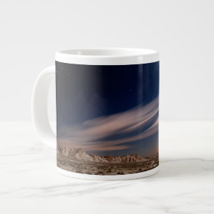 Deserts Navarre Bardenas Desert i natt Jumbo Mugg
