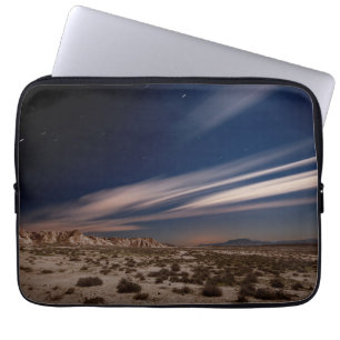 Deserts Navarre Bardenas Desert i natt Laptop Fodral