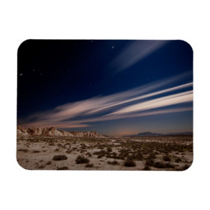 Deserts Navarre Bardenas Desert i natt Magnet