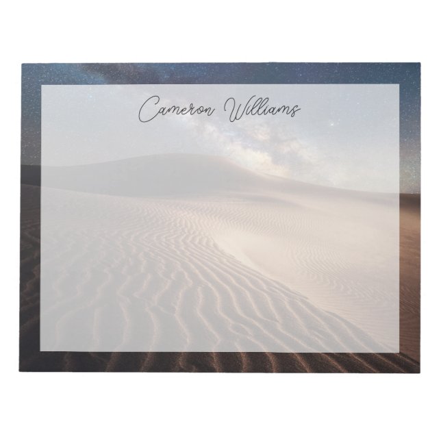 Deserts | Ordos City Mongolia China Anteckningsblock (Framsida)