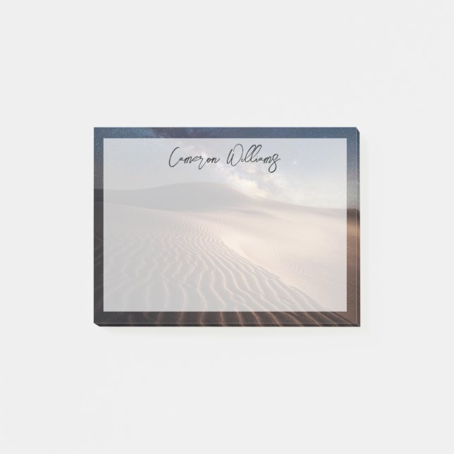 Deserts | Ordos City Mongolia China Post-it Block (Framsida)