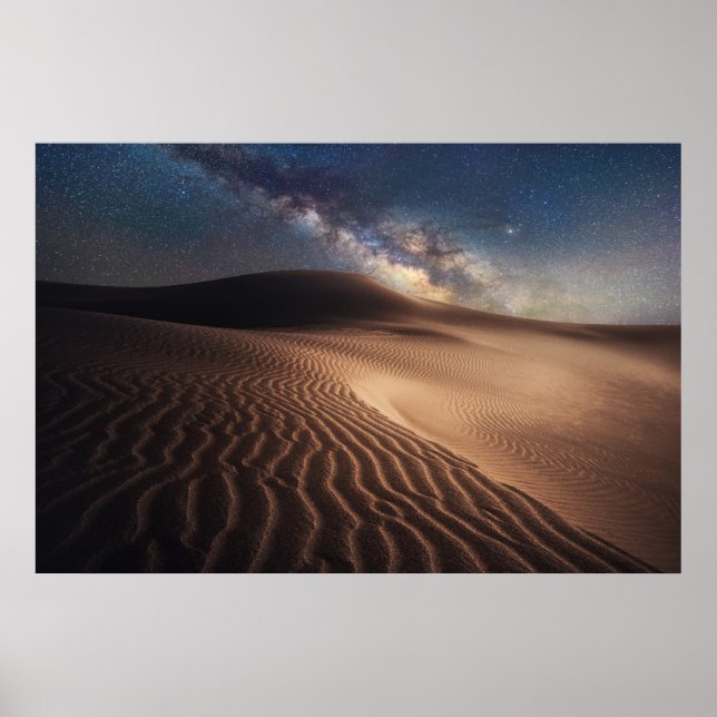 Deserts | Ordos City Mongolia China Poster (Framsidan)