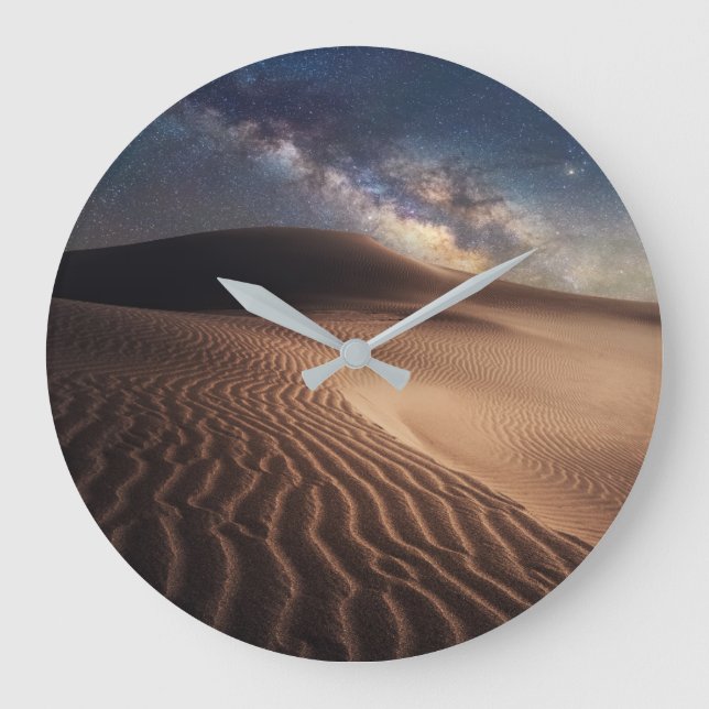 Deserts | Ordos City Mongolia China Stor Klocka (Framsida)