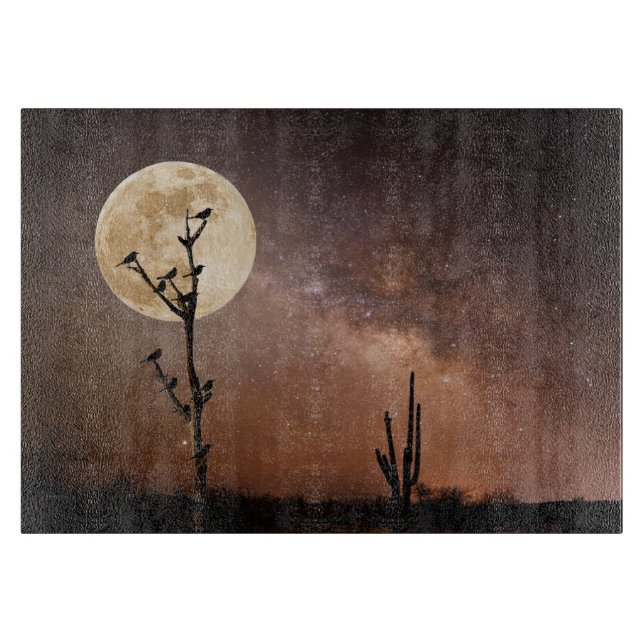 Deserts | Saguaro Cactus with Birds in Desert (Framsidan)