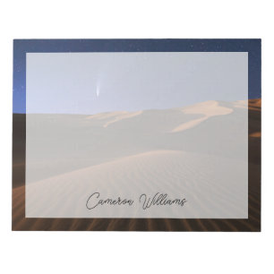 Deserts Sand Dune Galax Anteckningsblock