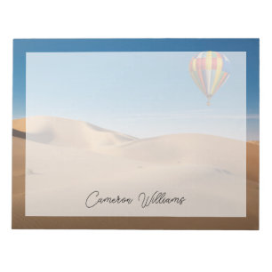 Deserts Sand Dunes i Dubai-öknen Anteckningsblock