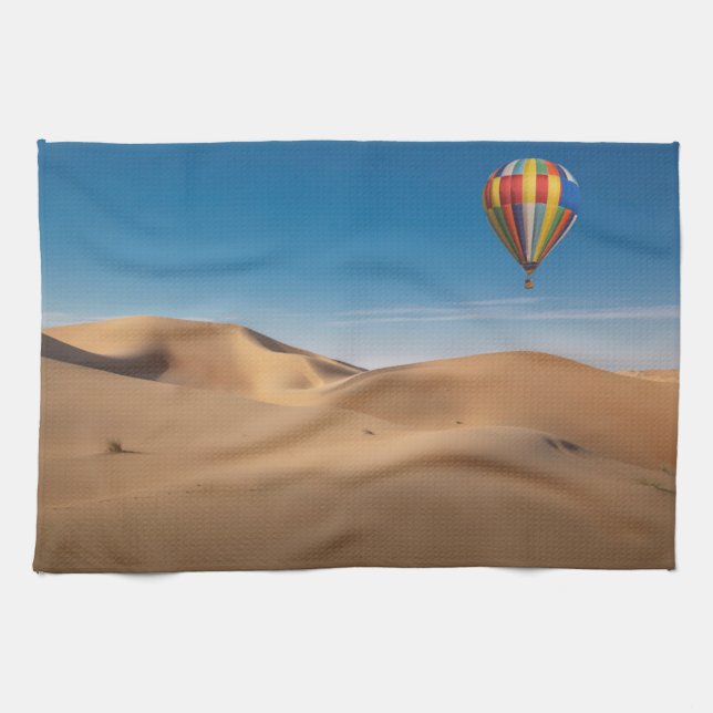 Deserts | Sand Dunes i Dubai-öknen Kökshandduk (Horisontell)