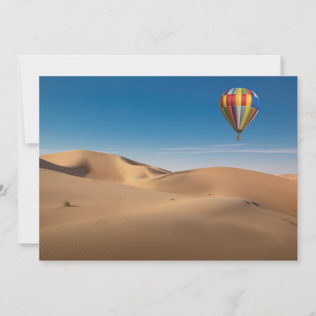 Deserts | Sand Dunes i Dubai-öknen Tack Kort (Framsida)