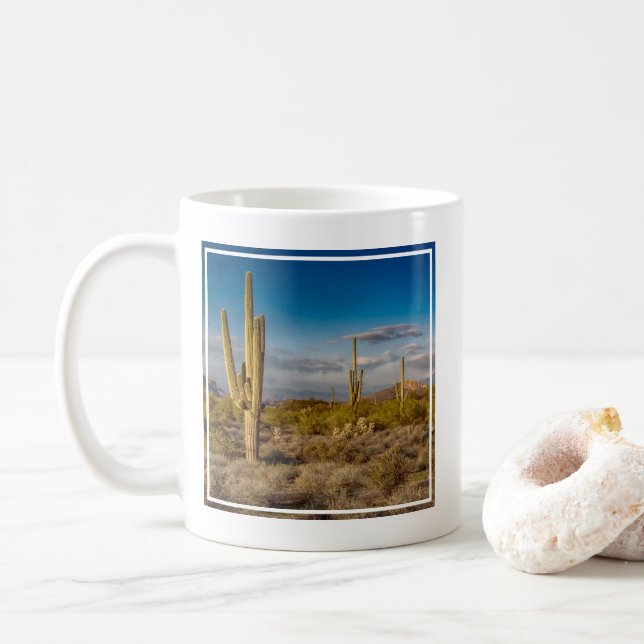 Deserts | Superstition Mountains, Arizona Kaffemugg (Med munk)