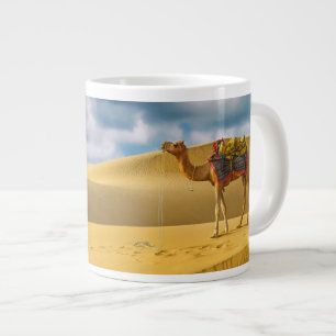 Deserts   Thar Desert Rajasthan India Camel Jumbo Mugg