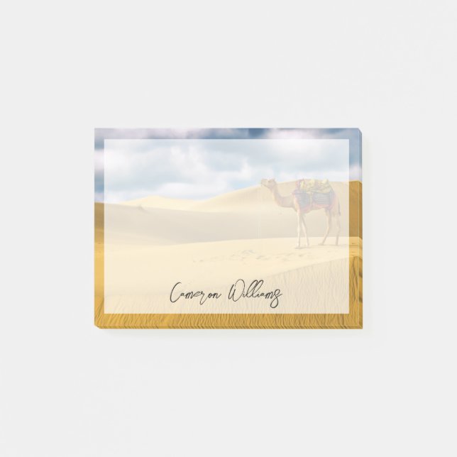 Deserts | Thar Desert Rajasthan India Camel Post-it Block (Framsida)