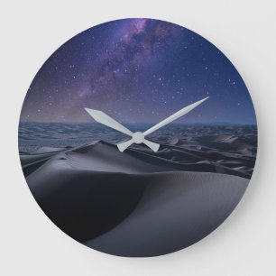 Deserts Tomt kvartspartsdeert Abu Dhabi Stor Klocka