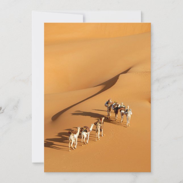 Deserts | Tuareg Walk with Camels Tack Kort (Framsida)