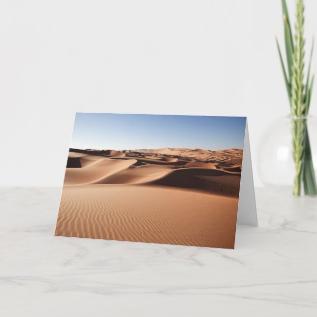 Deserts | United Arab Emirates Sand Dunes Kort (Framsida)