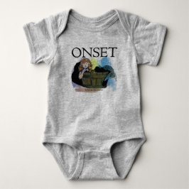 Deset Sjöjungfru Barrel Baby Bodykostym T-shirt