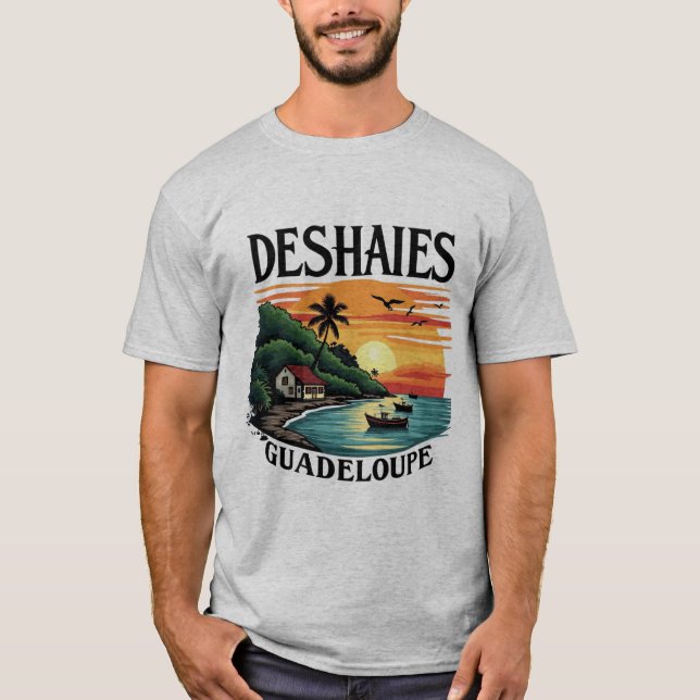 DESHAIES GUADELOUPE T SHIRT (Framsida)