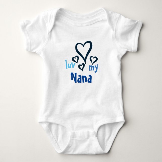 Desi baby Onsie - Luv min Nana 1 Tröja (Framsida)