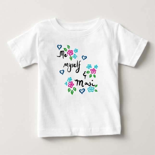 Desi babyT-tröja - mig jag själv & Masi T Shirt (Framsida)