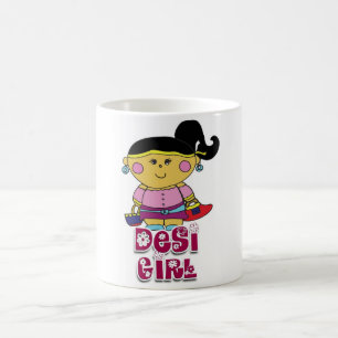 Desi flicka kaffemugg