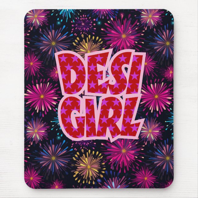 Desi Girl Colorful Fireworks Musmatta (Framsidan)