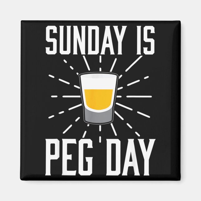 Desi Punjabi Funny Peg Day Sikh Quote Gift  Magnet (Framsidan)