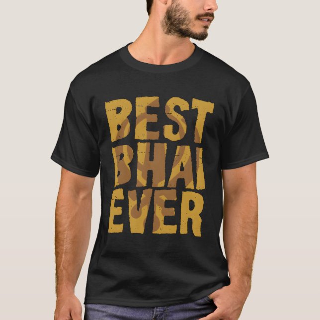Desi Punjabi Rakhi för vän vid Raksha Bandhan T Shirt (Framsida)