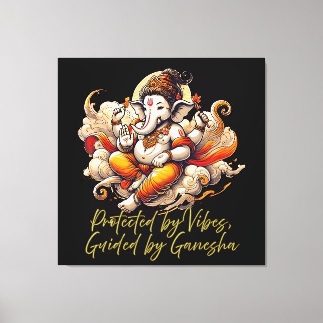 Desi Spiritual Vibes, Meditation Energy Canvastryck (Framsida)