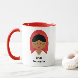 Desi, Sydasien, Indiska Bride eller Dulhan Gift  Mugg